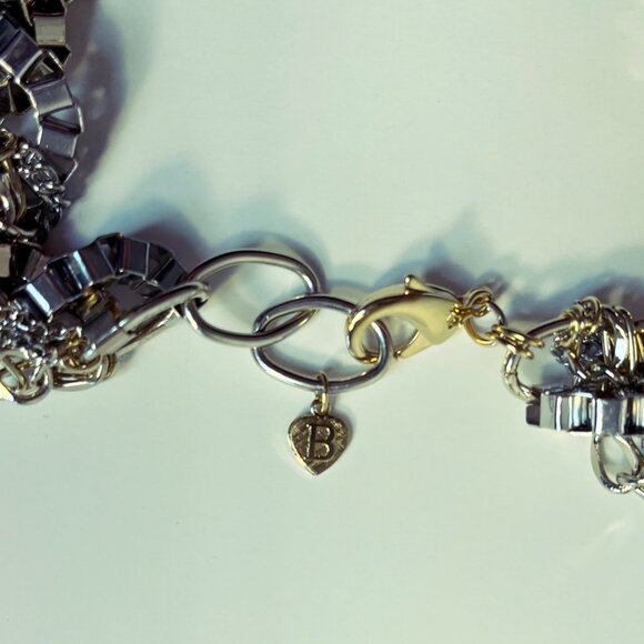 Chunky multi chain gold and silver statement necklace! - Picture 3 of 3